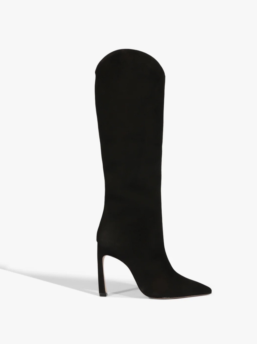 SCHUTZ MARYANA SCULPT SUEDE LEATHER BOOT